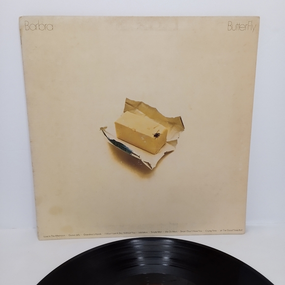 Barbra Streisand 2 Gatefold Vinyl Records Butterfly & Live: Concert At The Forum - Picture 4 of 7